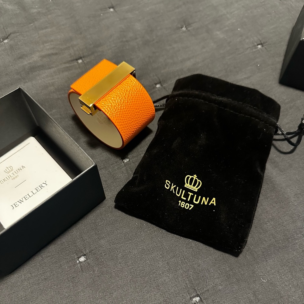 Skultuna Leather bracelet. Brand New.